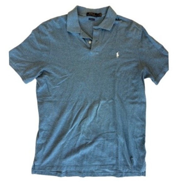 Polo Ralph Lauren Other - Polo Ralph Lauren Mens Classic Fit Polo Shirt L Blue Casual Golf Rugby Preppy